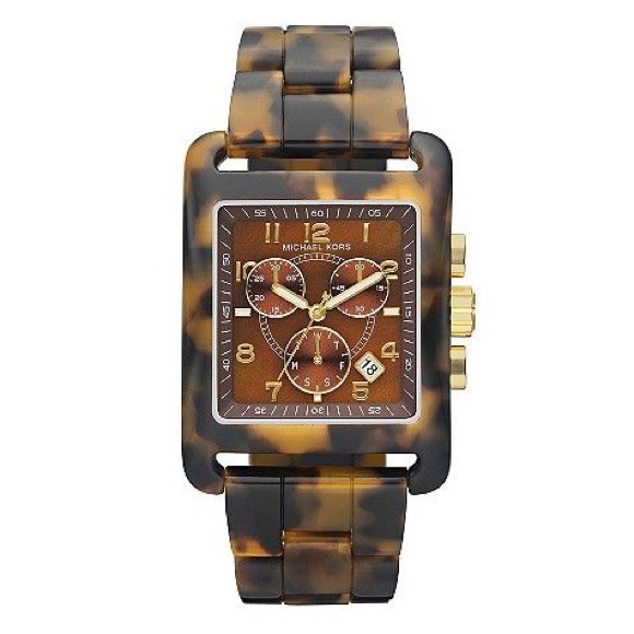 Michael Kors Jet Set Horn rectangle watch - Picture 4 of 4